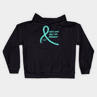 Make Some Noise for Turquoise Dysautonomia Awareness Kids Hoodie